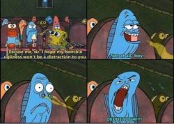 SpongeBob's Horrible Uglines Meme Template