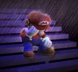 Crying Mario Meme Template