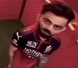 Virat watching Meme Template