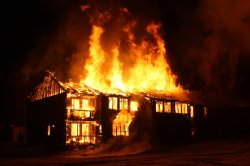 Burning house Meme Template