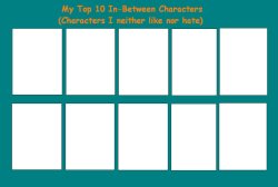 Top 10 In-Between Characters Meme Template