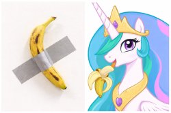 Princess Celestia reaction to contemporary artwork Meme Template