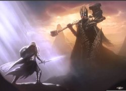 Morgoth and Fingolfin Meme Template