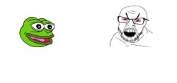 pepe angry soyjak Meme Template