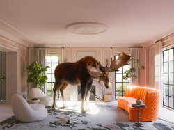 Moose Address Me Meme Template