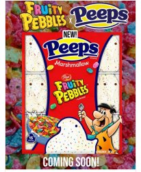 Peeps fruity pebbles Meme Template