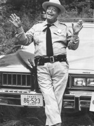 Buford T Justice in B&W Meme Template