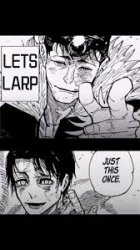 LETS LARP Meme Template
