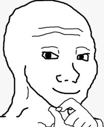 Wojak questions Meme Template