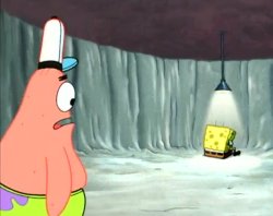 Patrick & Crazy Spongebob Meme Template