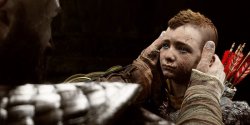 kratos holding atreus Meme Template