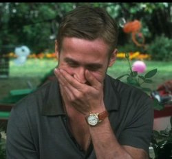 Ryan Gosling laugh hand over mouth Meme Template