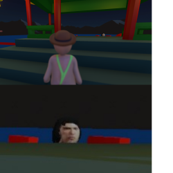Human Fall Flat small head Meme Template