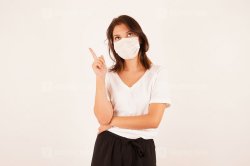 Lady in mask Meme Template
