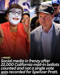 Karen Bass as the joker vs Spencer Pratt Meme Template