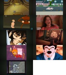 Caillou Home Video Villains Defeats Vol.4 Meme Template
