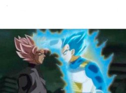 Vegeta look who can't say Meme Template