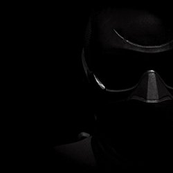 Black noir stare Meme Template