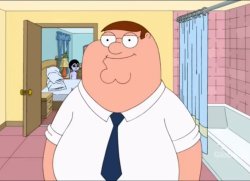 Family Guy Bathroom Ghost Meme Template