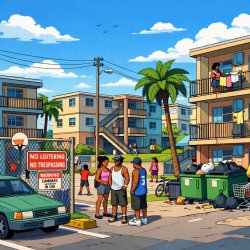 Cel-Shaded 3D Florida Housing Projects Meme Template