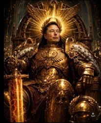 Elon Emperor of mankind Meme Template
