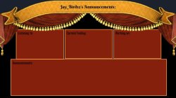 Jay_Bird12's Announcement Template Meme Template