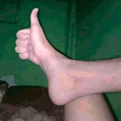 Foot thumb Meme Template