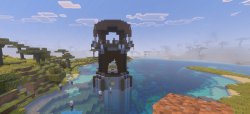 Pillager Outpost With 9 (Nine) Ominous Banners Meme Template