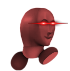 Cursed Stonks Goomba Meme Template