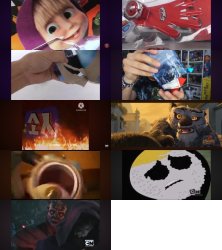 Godzilla x Kong Villains Defeats By TriStar and Universal Meme Template