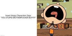 Lincoln Loud Crying Meme Template