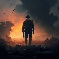 Lonely battlefield Meme Template
