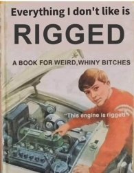 Weird, Whiny Bitches Book Rigged Meme Template