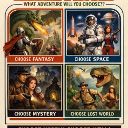Choose Your Own Adventure Meme Template
