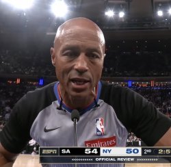 Knicks game bad call Meme Template