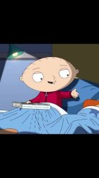 Stewie bed time Meme Template