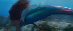 Ariel swimming home Meme Template