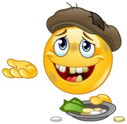 begging for money emoji Meme Template
