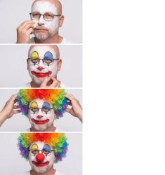 Clownface Meme Template