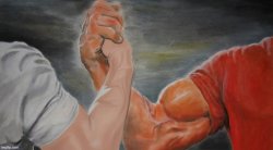 Epic Handshake Euro Meme Template