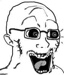 Doctoos but he's smiling Meme Template
