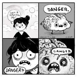 Brain danger Meme Template