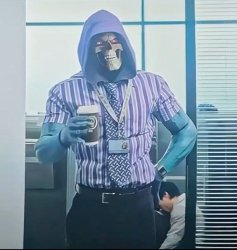 Office Skeletor Meme Template