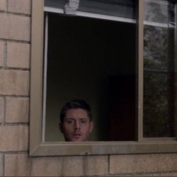 Dean Winchester looking out of the window Meme Template