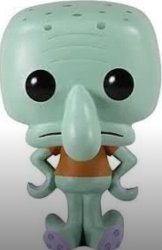 Squidward funko-pop style Meme Template