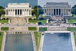 Reflecting pool Meme Template