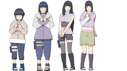 Hinata over the years Meme Template