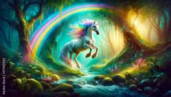 Rainbows & Unicorns Meme Template