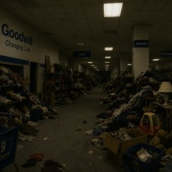 Goodwill Backrooms Meme Template