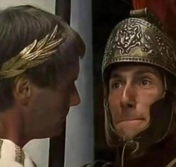 Whats so funny about Biggus Dickus? Meme Template